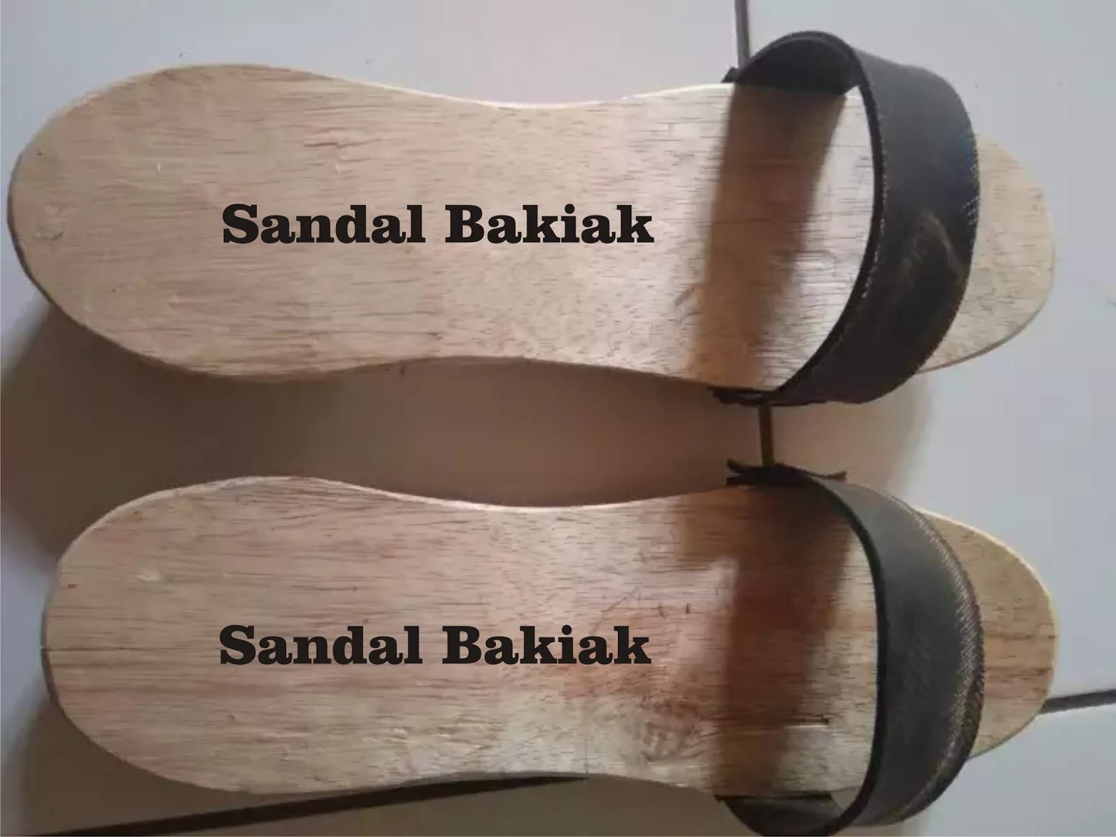 sandal bakiak jadul