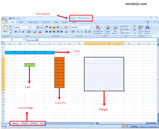 lembar kerja excel