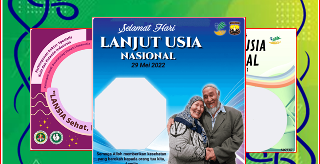 Ragam Twibbon Menarik Hari Lanjut Usia Nasional Tahun 2022