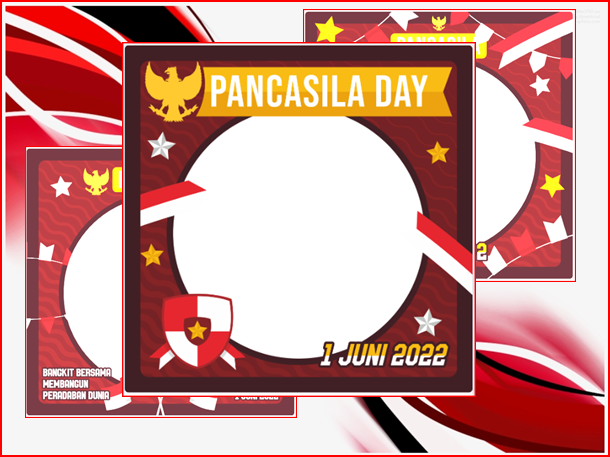 Desain Ciamik Twibbon Pancasila Day Tahun 2022