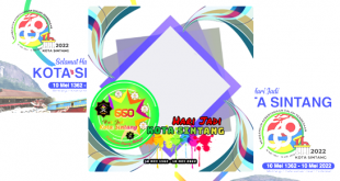 Ragam Desain Twibbon Menarik Hari Jadi Kota Sintang ke-660 Tahun 2022