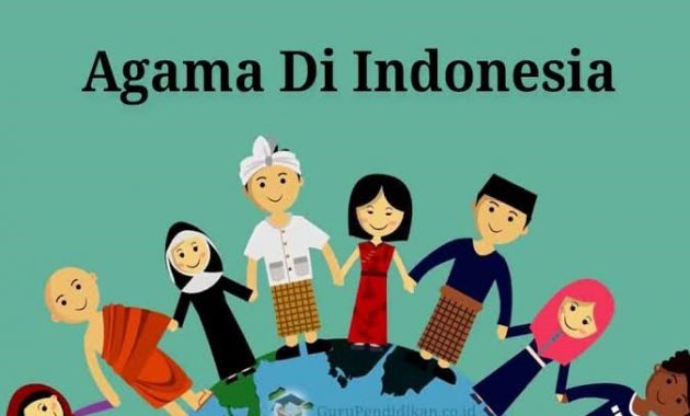 6 agama di Indonesia