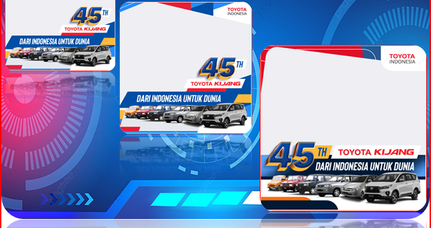 Merayakan Anniversary Toyota Kijang ke-45 dengan Twibbon Keren