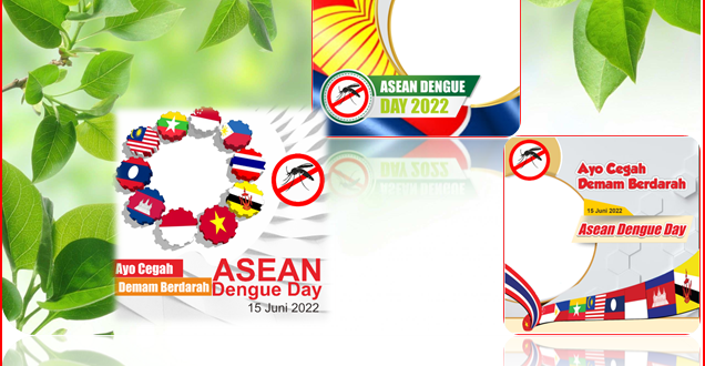 Ragam Twibbon Memperingati Hari Demam Berdarah ASEAN Tahun 2022