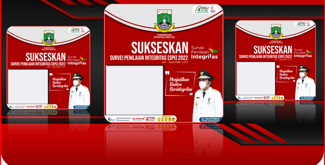 Bingkai Foto Survei Penilaian Integritas SPI Provinsi Banten Tahun 2022