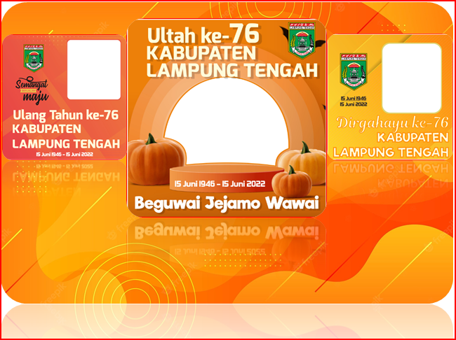 Download Gratis Twibbon Dirgahayu Kabupaten Lampung Tengah ke- 76 Tahun 2022