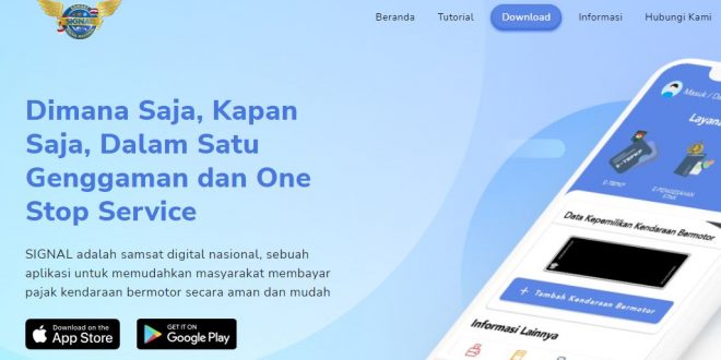 aplikasi pajak kendaraan online SIGNAL