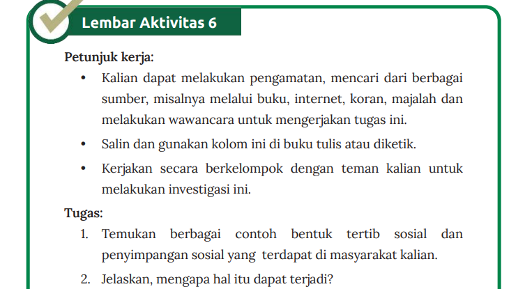 Lembar Aktivitas 6