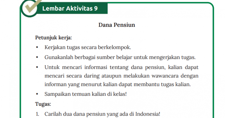 Lembar Aktivitas 9